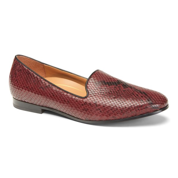 Vionic Flats Ireland - Willa Slip on Flat Burgundy - Womens Shoes In Store | SRVNQ-5079